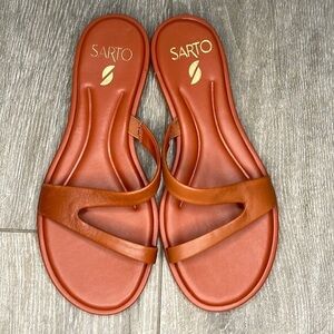 SARTO by Franco Sarto Gwyneth Leather Slide Sandal l SIZE 7
